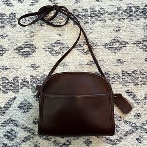 Vintage Coach Abbie Bag 9017 Brown Leather